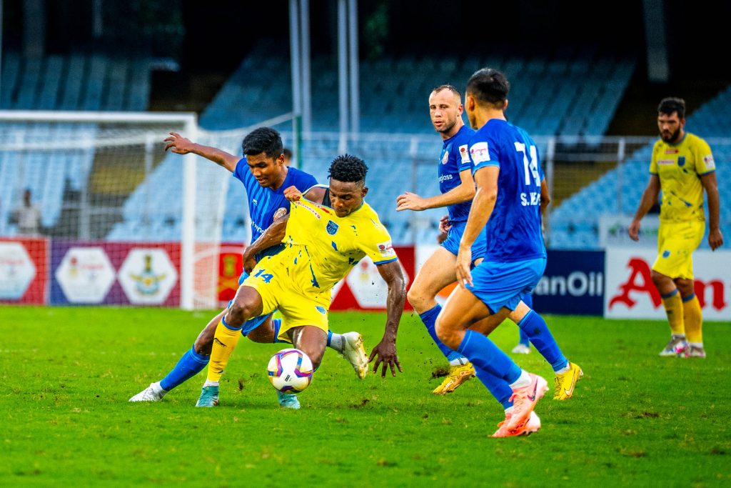 Kwame Peprah’s gritty midfield battle vs Punjab FC in Durand Cup 2024