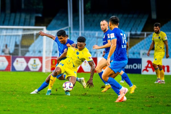 Kwame Peprah’s gritty midfield battle vs Punjab FC in Durand Cup 2024