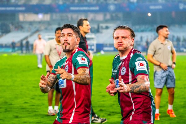 Petratos & Cummings celebrate ISL 2024-25 Shield